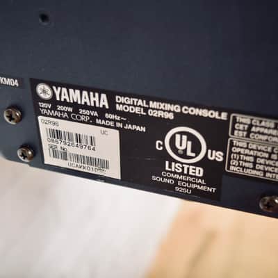 Yamaha 02R96 V2 Version 2 digital mixing console Excellent w/ manual-audio mixer image 7