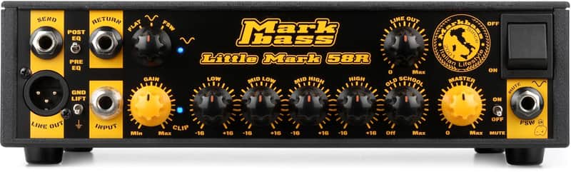 Markbass Little Mark 58R 500-Watt Bass Amp Head Black image 1