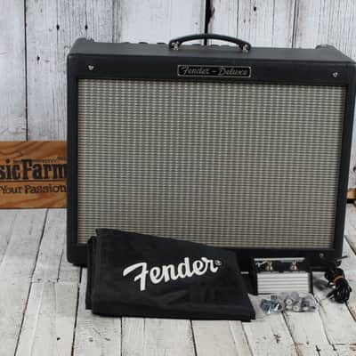 Fender 1997 Hot Rod Deluxe Electric Guitar Combo Amplifier w Cover & Footswitch image 2