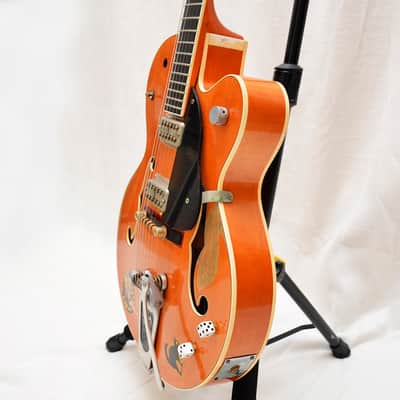 Gretsch Custom Shop Master Built G6120SSC Brian Setzer Tribute 2007 - Vintage Orange image 9