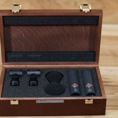 Neumann KM184 Stereo Set in Matte Black Small Diaphragm Condenser Microphones image 2