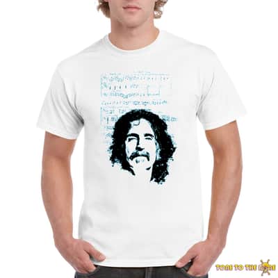 Zappa Notes Custom Printed T Shirt White - X-Large image 2