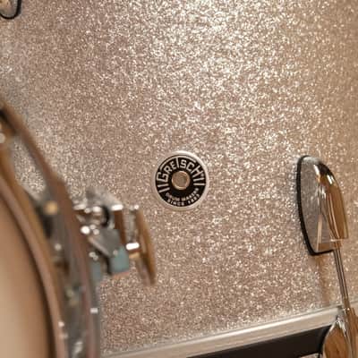 Gretsch USA 'Brooklyn' in Silver Sparkle - 14x22. 16x16, 9x13 image 5