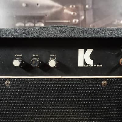 Vintage Kustom V Bass Combo Amplifier – Serviced & Working image 2