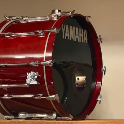 1989 Yamaha 22" Recording Custom 14x22 Cherry Bass Drum MIJ Cherrywood image 16