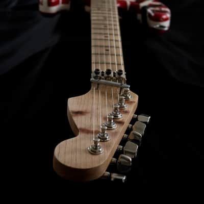 Custom Van Halen Frankenstrat Frankenstein Stratocaster Tribute Met Museum Custom image 14