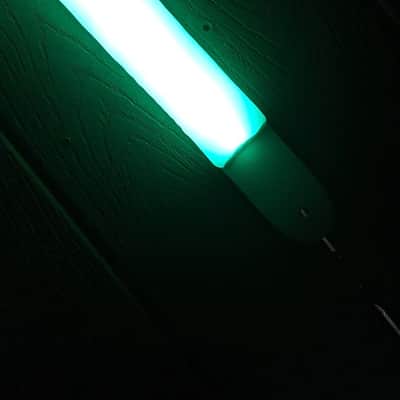 Rockit Music Gear Super Bright Rechargeable LED Guitar Strap White handmade image 4