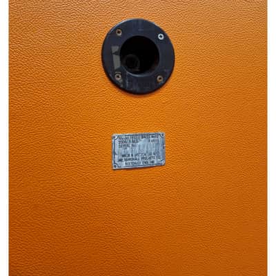 Marshall Bass Series 800 1513 4X10 Bass Cabinet - Rare Orange Tolex Edition Bass Cabinet - Rare Edition - Good image 7