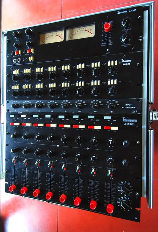 Vintage 1969 Langevin AM-3 8X2 Recording Console Sidecar