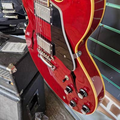 Navigator By ESP SA-120 Cherry circa.1980’s Semi-Hollow Electric Guitar image 5
