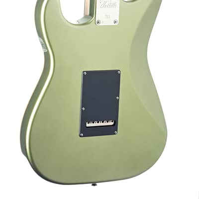 Tuttle Tuned S Star Lime Racing Stripe Guitar #719 image 3