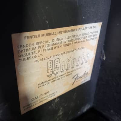 Fender Deluxe Reverb II 2-Channel 20-Watt 1x12" Guitar Combo 1981 - 1986 - Black image 25