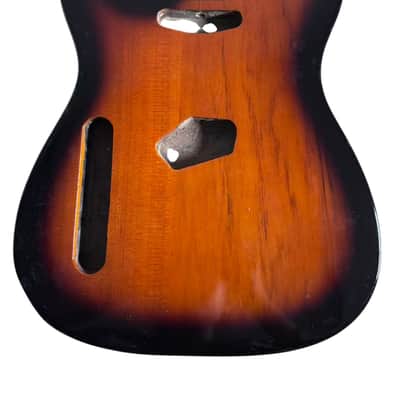 Tobacco Burst Alder Guitar Tele Style Body DIY Project image 1