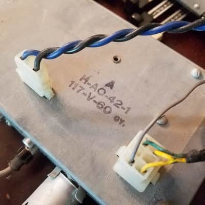 Hammond L-100 Series Organ Percussion Amp Silent Switches, Sliders Drawbars LOT!  H-AO-42-1 1961 No Tubes image 3