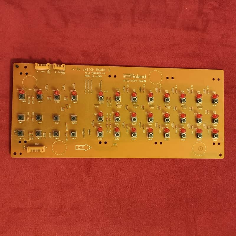 Roland JV-80 Switch Board B image 1