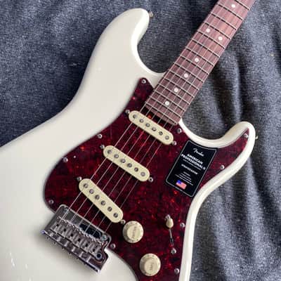 Fender American Professional II Stratocaster Rosewood RW 2021 Olympic White US210083681 image 4