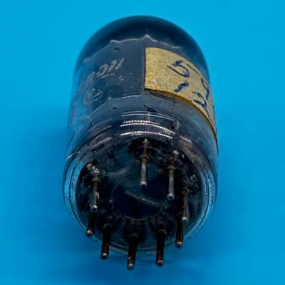1950s RCA 5963 12AU7 ECC82 Vintage Long Black Plate D Getter Preamp Tube! T309 image 5