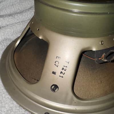 1970 Celestion Greenback Matched Quad – T1221 G12M – Original Pulsonic Cones Bild 17