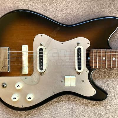 GUYATONE LG-55W 1960s SUNBURST VGC *CLEARANCE* image 2