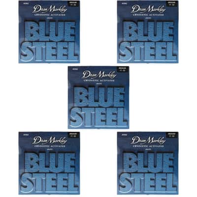 Dean Markley 2562 Blue Steel Electric Guitar Strings - .011-.052 Medium (5-Pack) image 1