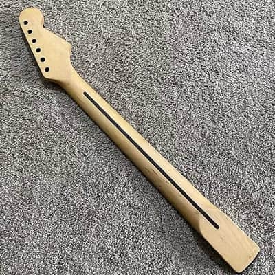 Black Left Handed Strat Style Guitar Neck, Rosewood 22 Frets Fingerboard image 7