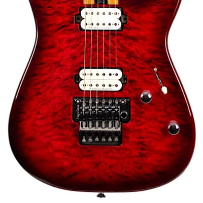 New Charvel Pro-Mod Plus San Dimas Style 1 HH Floyd Rose SD1Q Sangria Burst #MC25000602 image 3