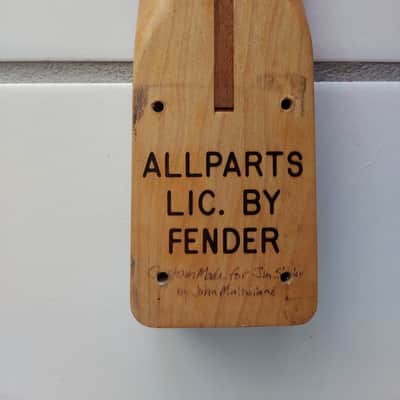 AllParts FenderTelecaster Scalloped Neck 2007 Vintage image 6