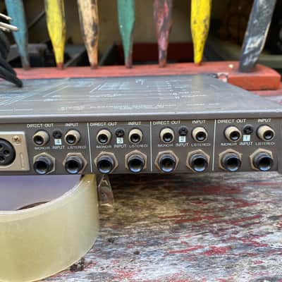 TOA D-3 compact 1U rack-mount 4-channel stereo electronic music mixer image 11