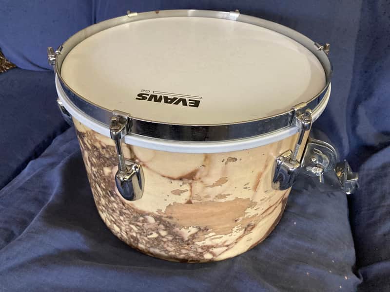 Slingerland 10" concert tom Late 50's - Marble lacquer image 1