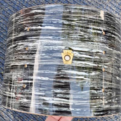 Ludwig Black Oyster Pearl Super Classic 1963-1964 image 7