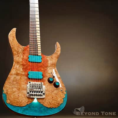 1990 Hamer Virtuoso Marbled 36 Fret | Reverb