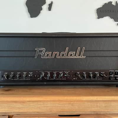 Randall RM100KH Kirk Hammett Signature MTS Series 3-Channel 100-Watt Modular Tube Guitar Amp Head 2010s - Black