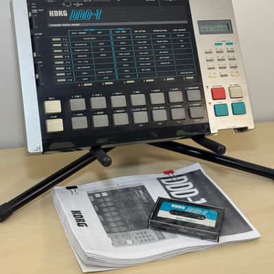 Korg DDD-1 Dynamic Digital Drums 1986 - 1987 - Black image 1
