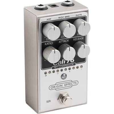 Origin Effects Cali76 V2 FET Compressor Pedal, Original Silver image 2