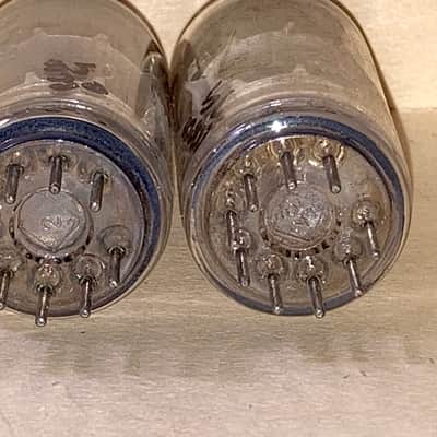 Telefunken 12AT7 ECC81 Tubes, Closely Matched Pair, NOS Testing image 2