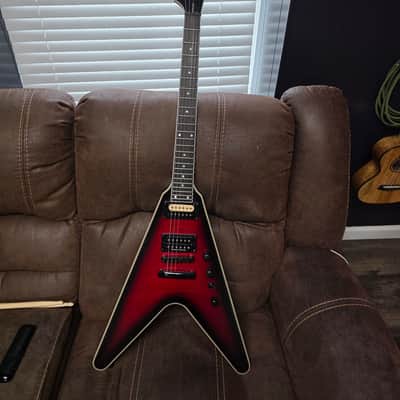 Epiphone Dave Mustaine Signature Flying V Prophecy 2023 professional repaired headstock/gibson and duncans installed image 1