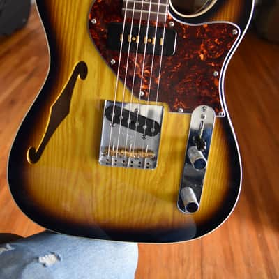 Warmoth Telecaster Semi Hollow , 2025, Exceptional condition & specs, ( Fender Licensed American Professional II Thinline equivalent) image 3