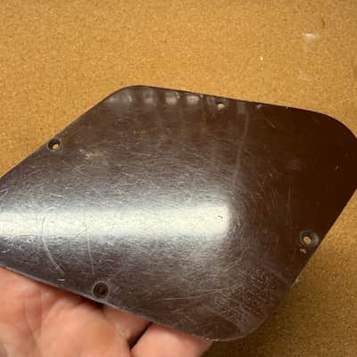 Gibson Vintage 1950's Les Paul Back Control Plates  1953 - Brown- fits 1954 1955 1956 1957 image 6