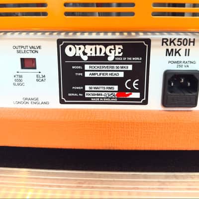 Rockerverb 50 MKII Head + Flightcase Warehouse Case + Loopi Footswitch image 7