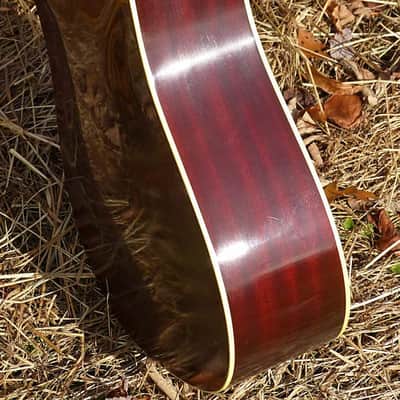 1965-66 Harptone-made Supreme A-6N dreadnought guitar image 15