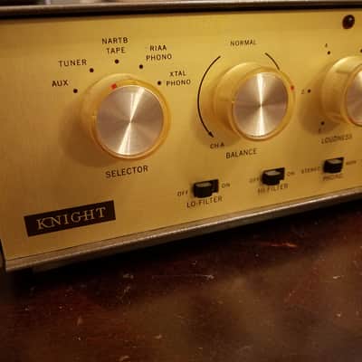 Knight 28 Watt Stereo Integrated Tube Amp EL84 40 Watt Max Hi-Fi KN735 KN-735 1962 image 4