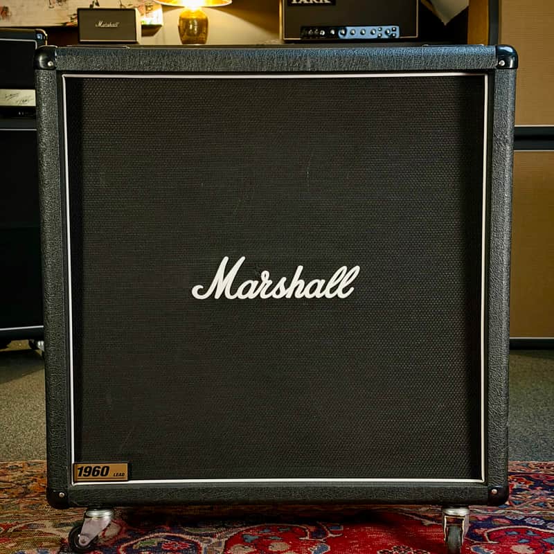 Marshall 1960B Lead 300-Watt 4x12" Straight Guitar Speaker Cabinet 2005 - Black image 1