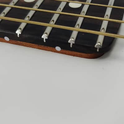 Fender American Acoustasonic Jazzmaster 2021 - Present - Arctic White w/ padded gig bag image 11