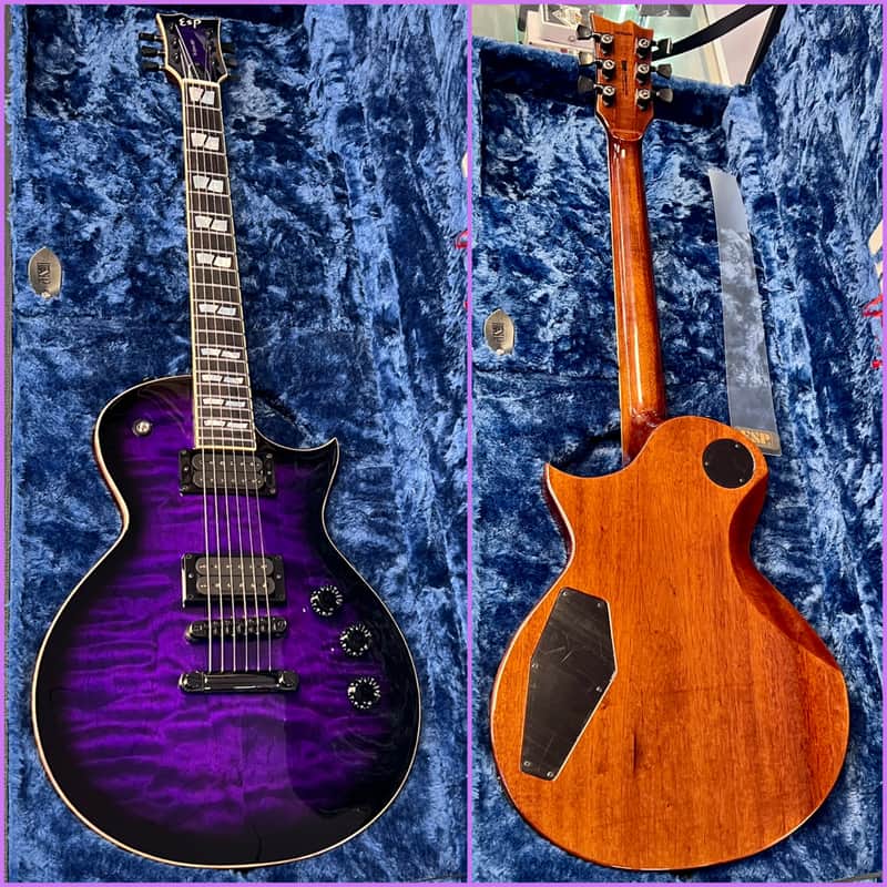 ESP Eclipse USA, Dark Purple Sunburst with Hardshell Case, 2026 image 1