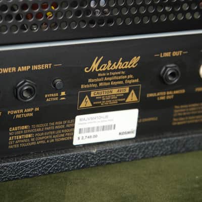 Marshall JVM410HJS Joe Satriani Signature 100-Watt Valve Guitar Amplifier Head Pre-Owned image 9