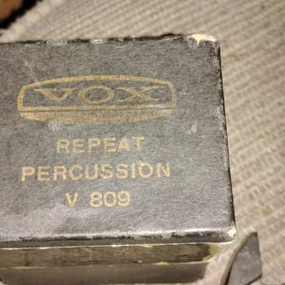 Vox V809 Repeat Percussion 1969 - 1973 - Black / Silver image 1