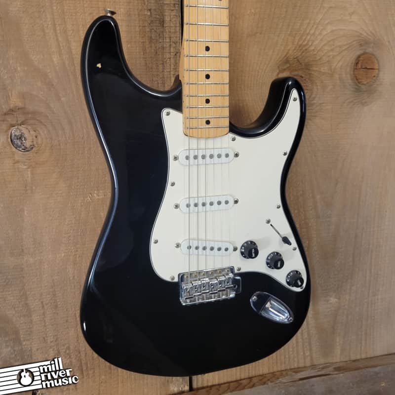 Squier Stratocaster 1989 MIK E Series Black image 1