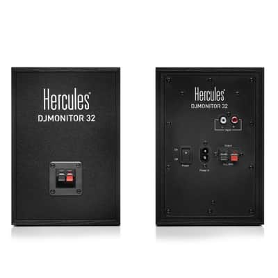 Hercules DJMonitor 32 active studio monitors speakers, pair image 2