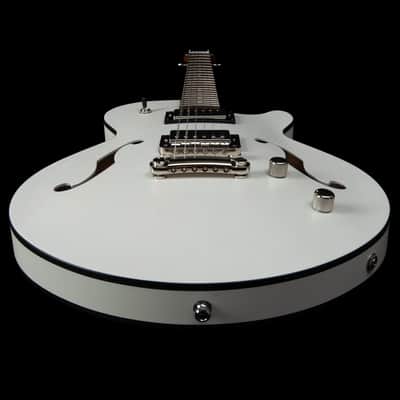 Godin (050222) Montreal Premiere HT Semi-hollow Electric Guitar - Trans White (Open Box) image 6