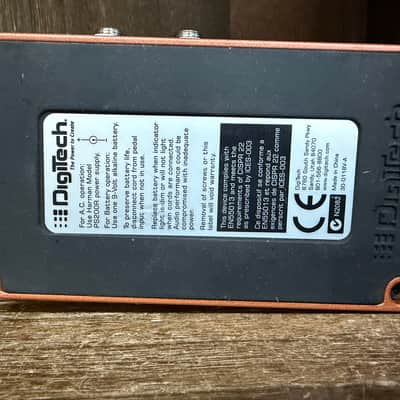 DigiTech Main Squeeze Compressor 2000s - Orange image 4